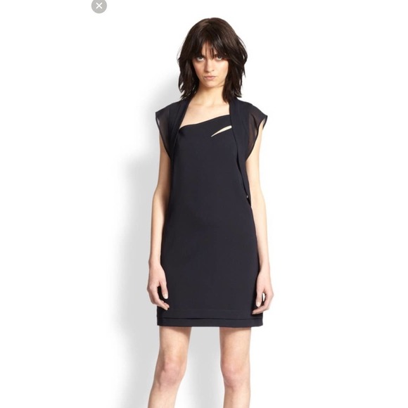 Bloomingdale’s x‎ The Kooples Navy Blue Marine Mini Dress Size Small - Picture 1 of 10